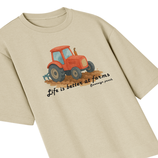 FARM LIFE OVERSIZED TEE | SOVERIEGN PANTH