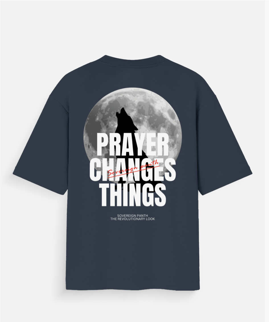 Prayer Changes Things T-Shirt | Faith & Inspiration Wear | SOVERERIGN PANTH