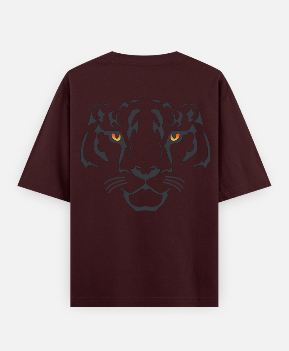 00 Tiger Face T-Shirt | Bold Design with Fierce & Dangerous Eyes | Sovereign panth