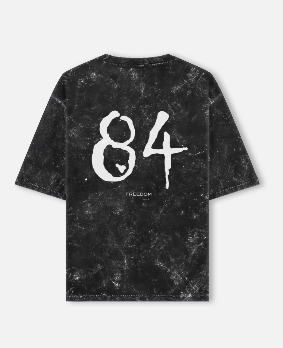 1984 Freedom T-Shirt | Stand for Justice & Truth | ACID WASH TEE | SOVERIEGN PANTH