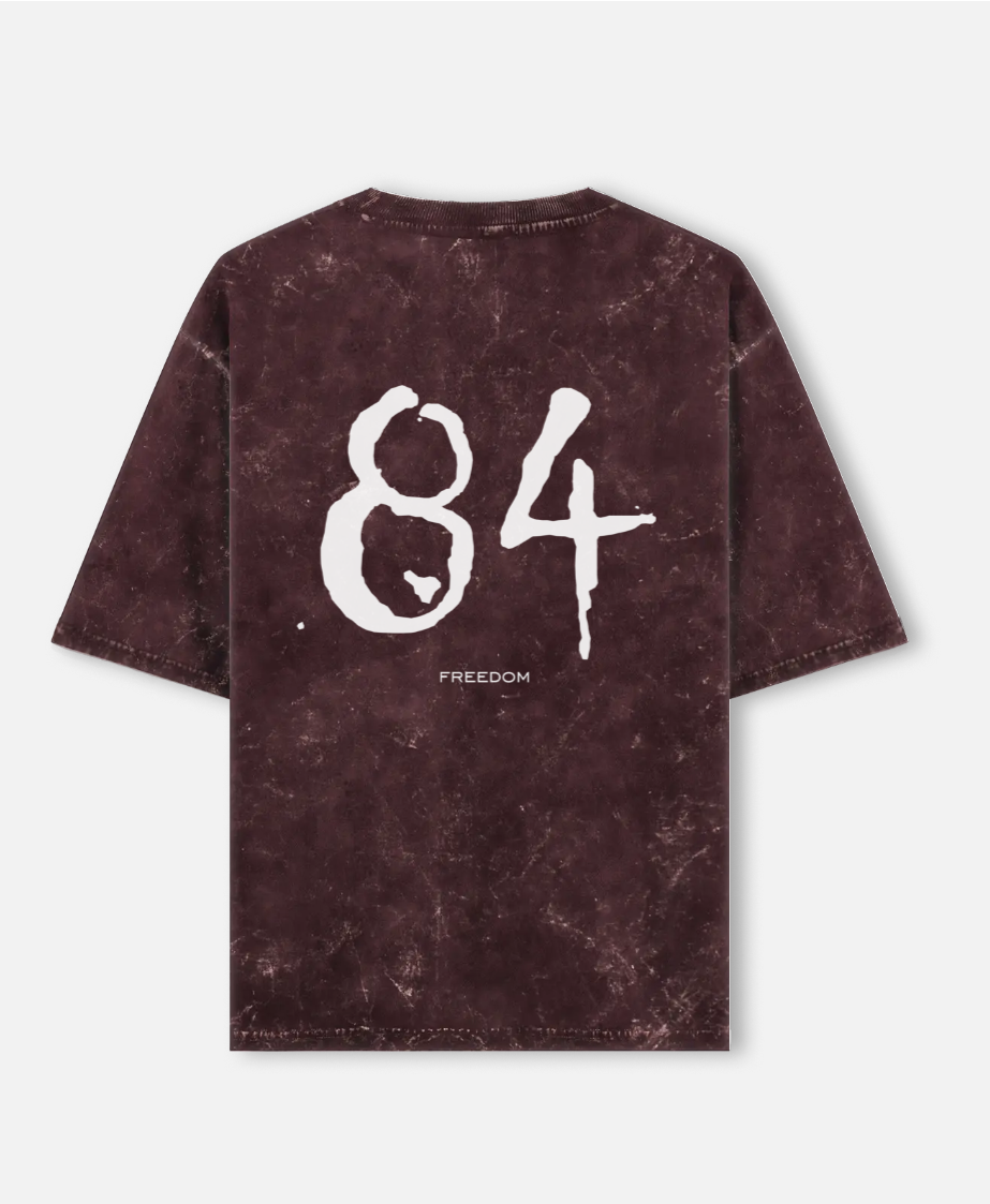 1984 Freedom T-Shirt | Stand for Justice & Truth | ACID WASH TEE | SOVERIEGN PANTH