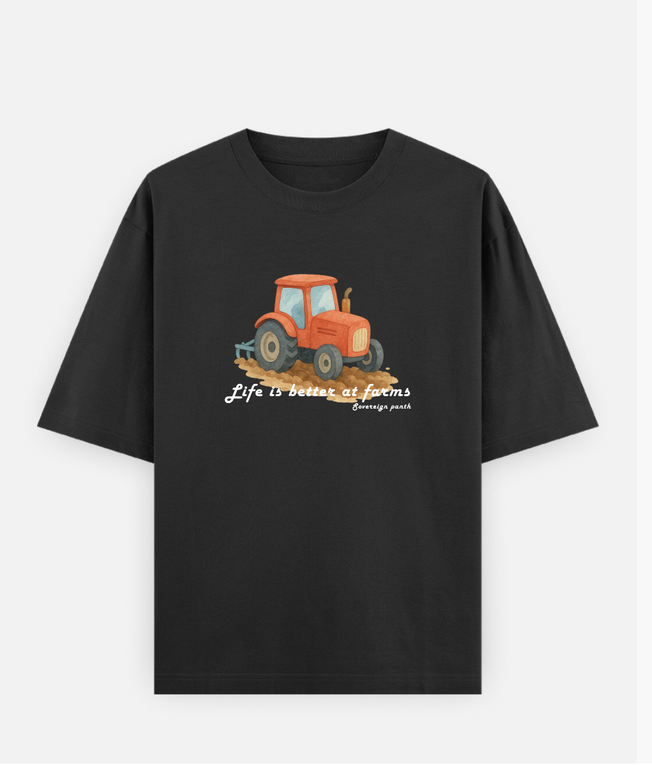 FARM LIFE OVERSIZED TEE | SOVERIEGN PANTH