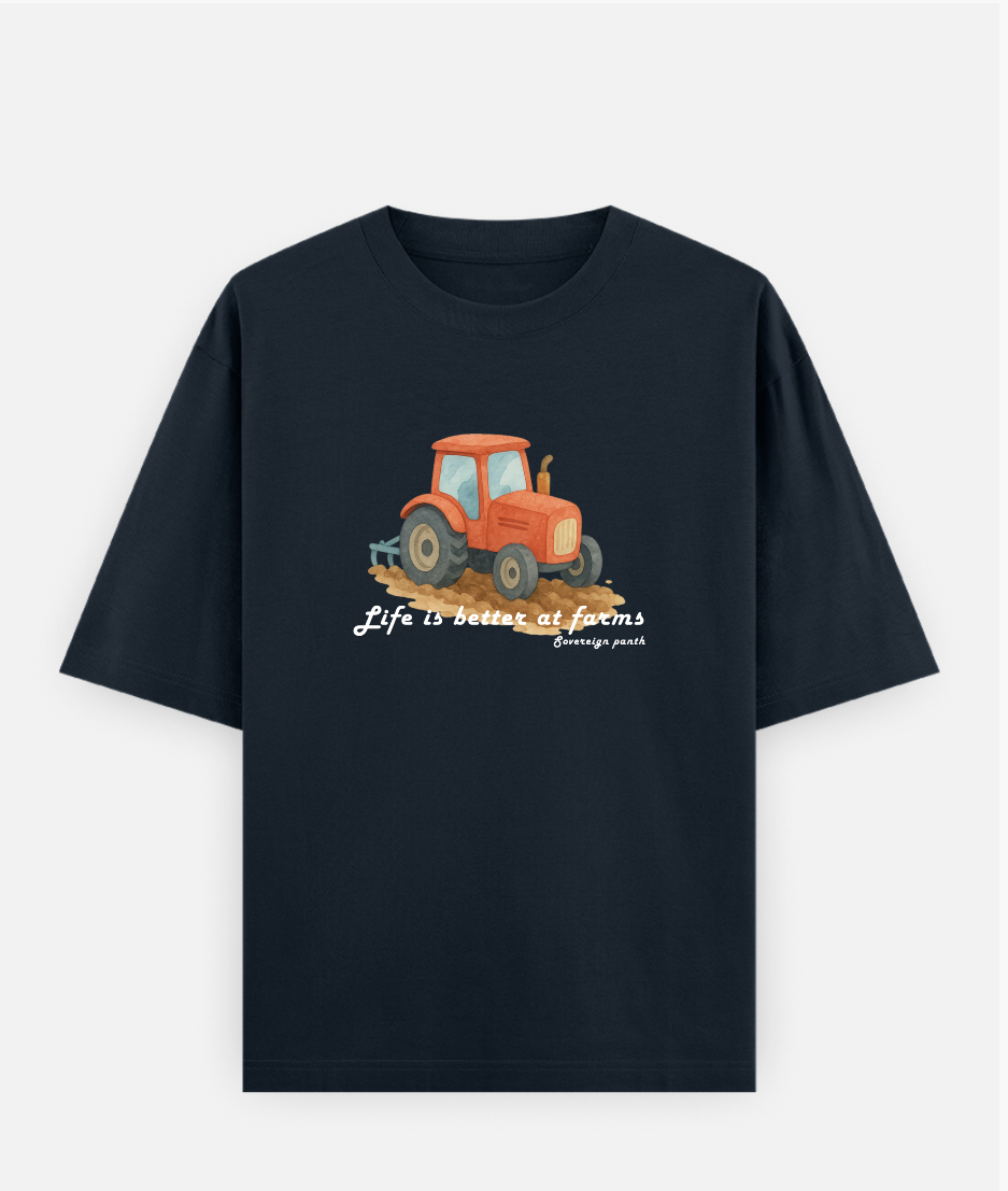 FARM LIFE OVERSIZED TEE | SOVERIEGN PANTH