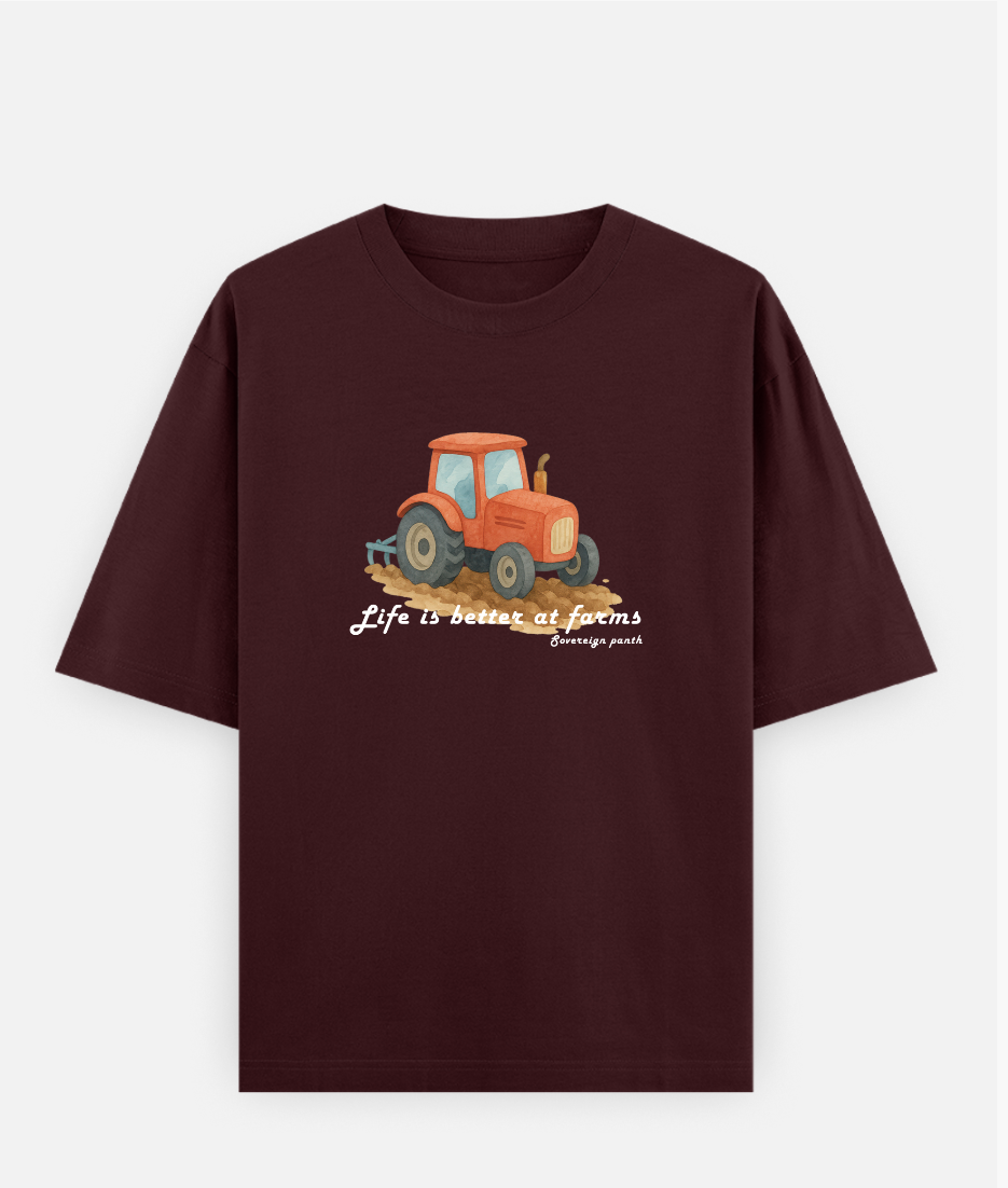 FARM LIFE OVERSIZED TEE | SOVERIEGN PANTH
