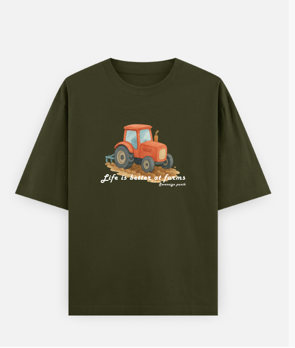 FARM LIFE OVERSIZED TEE | SOVERIEGN PANTH
