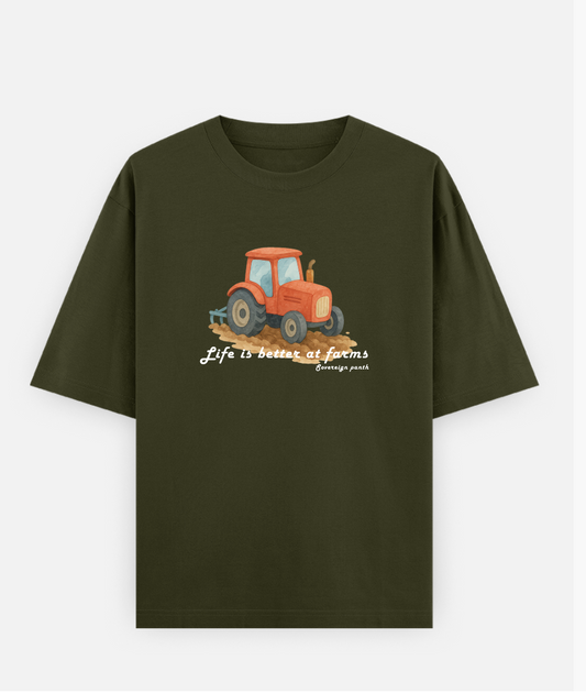 FARM LIFE OVERSIZED TEE | SOVERIEGN PANTH