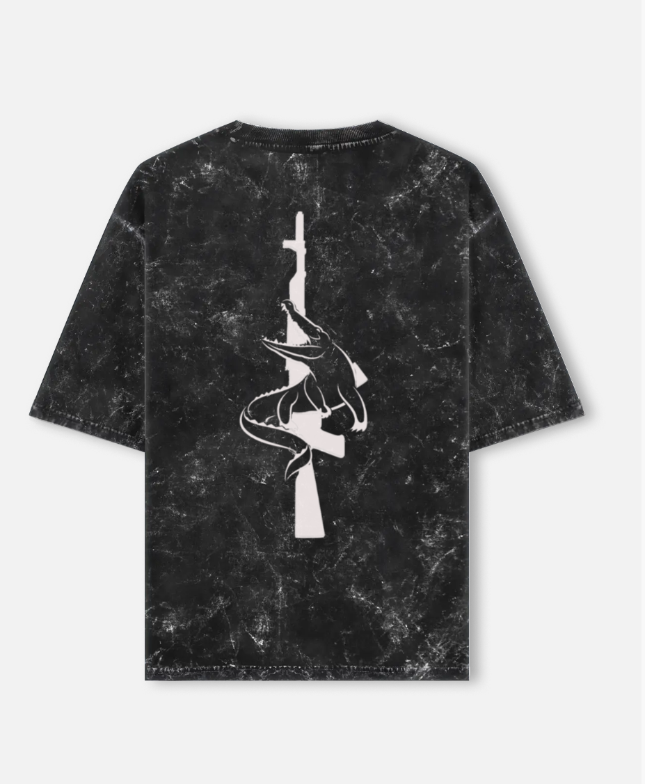 AK CROCODILE ACID OVERSIZED TEE | SOVEREIGN PANTH