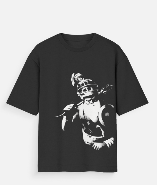 AKALI BABA PHOLA SINGH PUFF OVERSIZED TEE | SOVEREIEGN PANTH